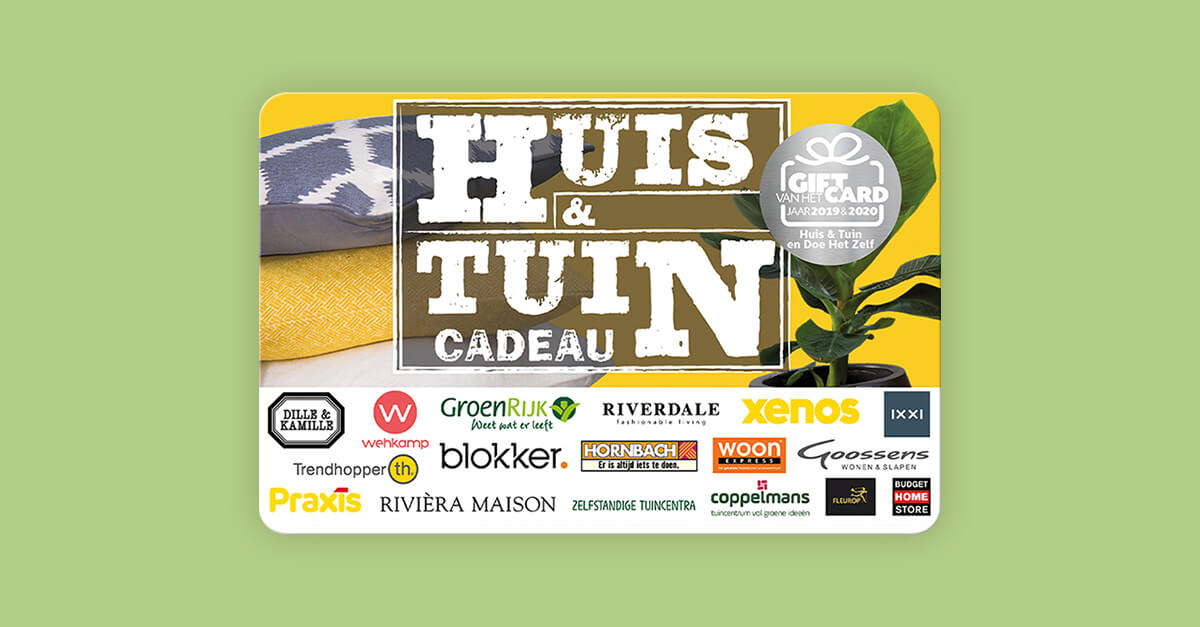 Huis & Tuin Cadeau | Cadeaukaart.nl
