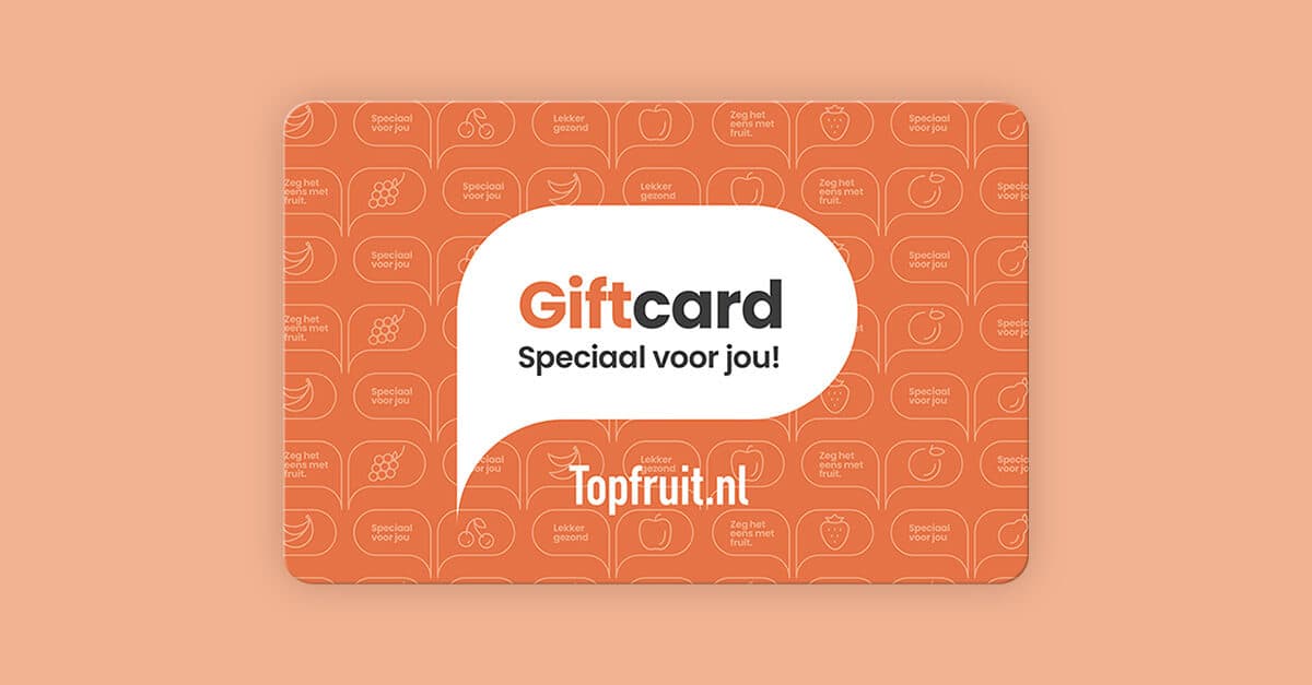 Topfruit Cadeaukaart bestellen | cadeaukaart.nl