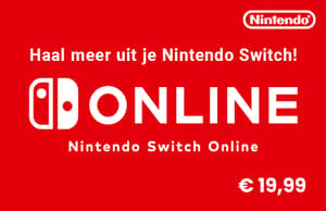 Nintendo Switch Lidmaatschap €19,99