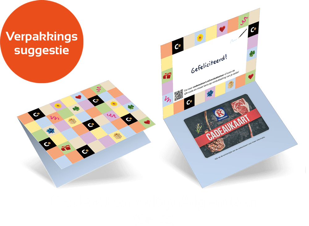 Cadeau envelop gratis