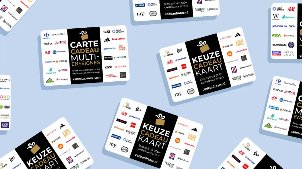 De internationale Keuze Cadeaukaart