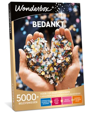 Wonderbox – Bedankt