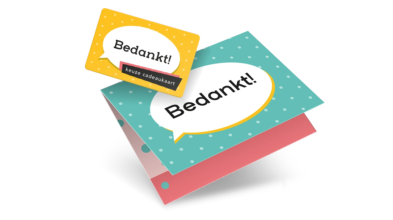 Bedankt cadeaukaart