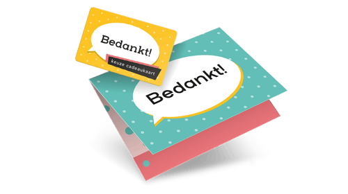 Bedankt cadeaukaart