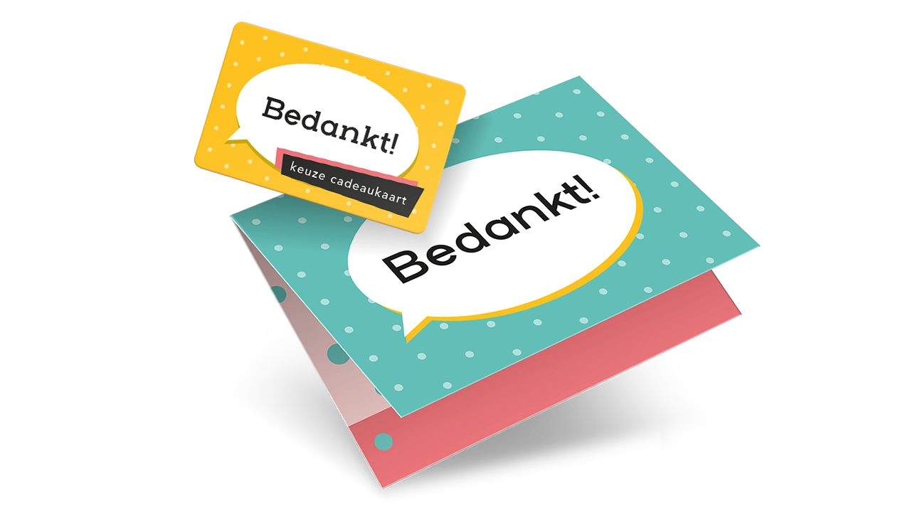 Bedankt Keuze Cadeaukaart