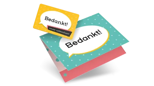 Bedankt Keuze Cadeaukaart