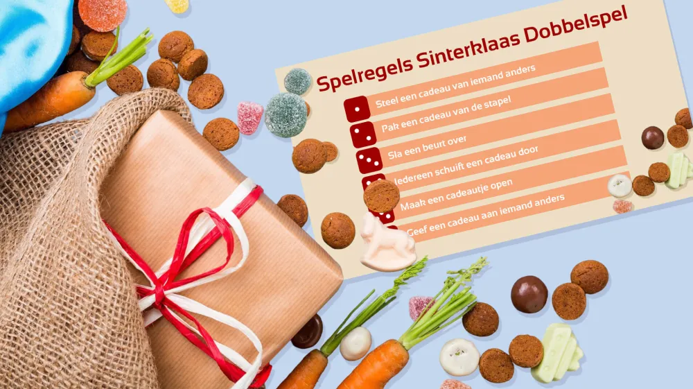 Hoe werkt het Sinterklaas dobbelspel en wat zijn leuke cadeaus?