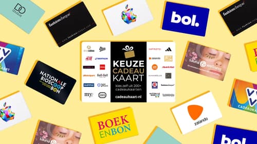Met deze populaire cadeaukaarten zit je altijd goed!