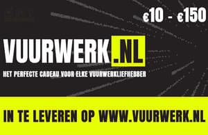 Vuurwerk Cadeaubon