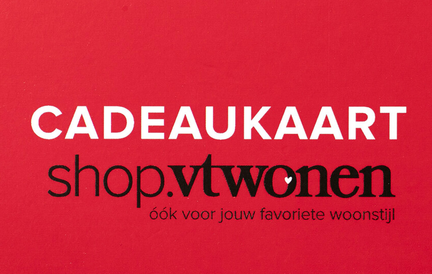 Vtwonen cadeaukaart