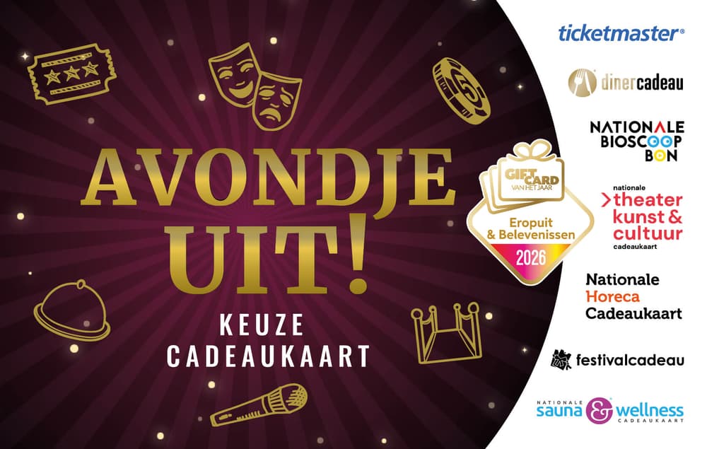 Winnaar: Giftcard van het jaar verkiezing 2026!