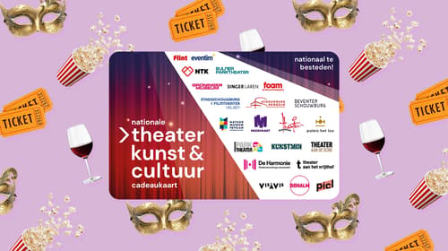 Waar kun je de Theater, Kunst & Cultuur Cadeaukaart besteden?