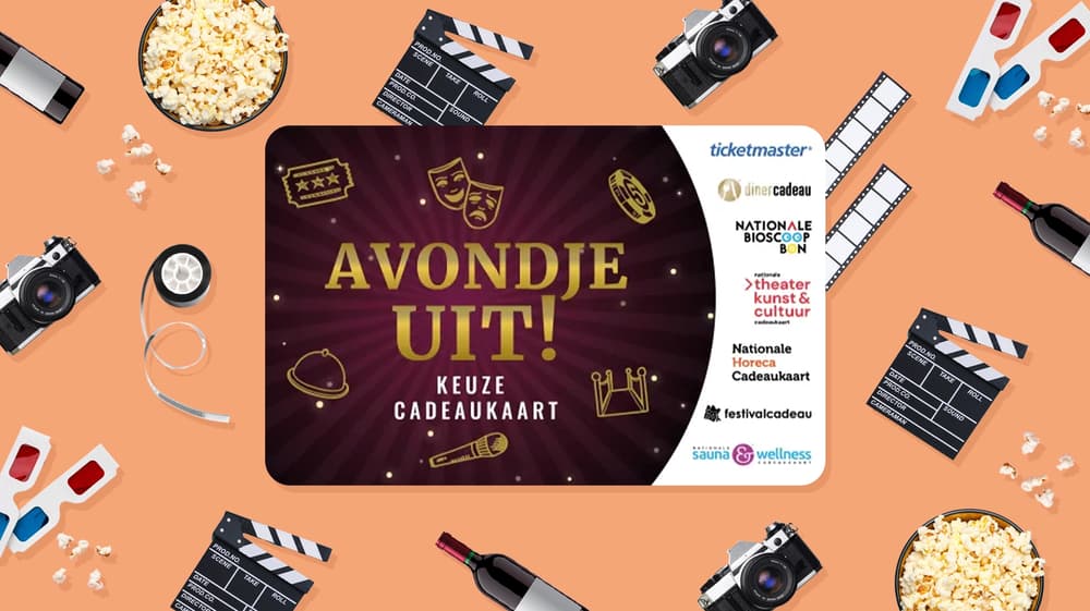 Waar kun je de Avondje Uit Keuze Cadeaukaart besteden?