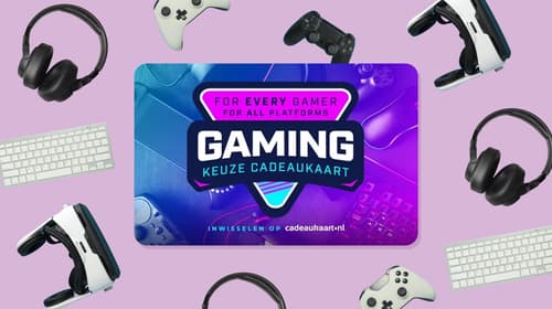 Waar kun je de Gaming Keuze Cadeaukaart besteden?