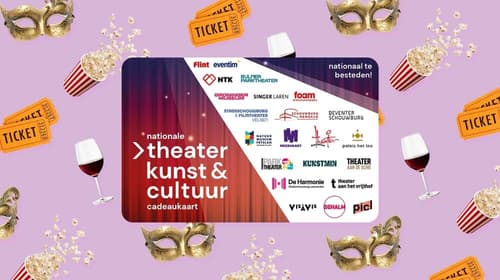 Waar kun je de Theater, Kunst & Cultuur Cadeaukaart besteden?