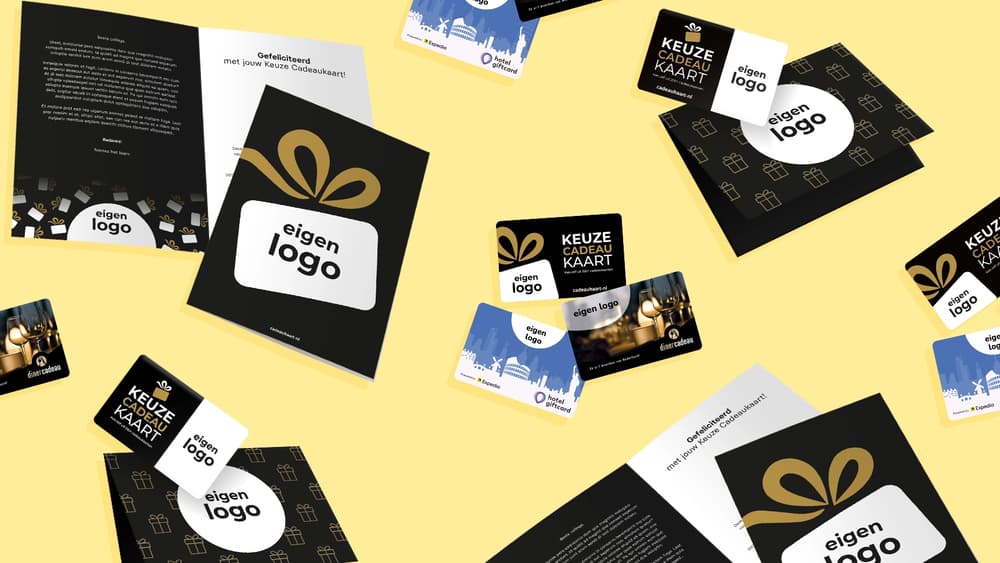 Cadeaukaart laten drukken met jouw bedrijfslogo