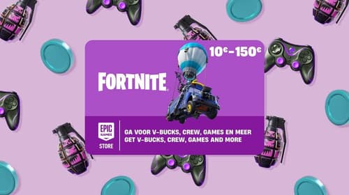 V-Bucks kopen: zo werkt het met een Fortnite cadeaukaart