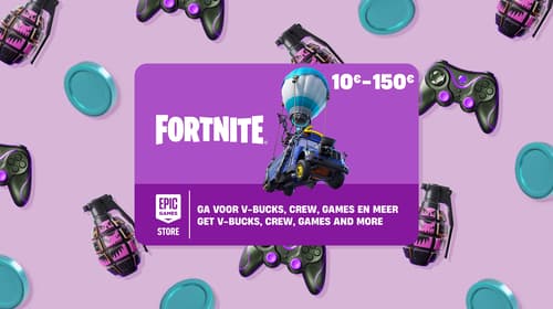 V-Bucks kopen: zo werkt het met een Fortnite cadeaukaart